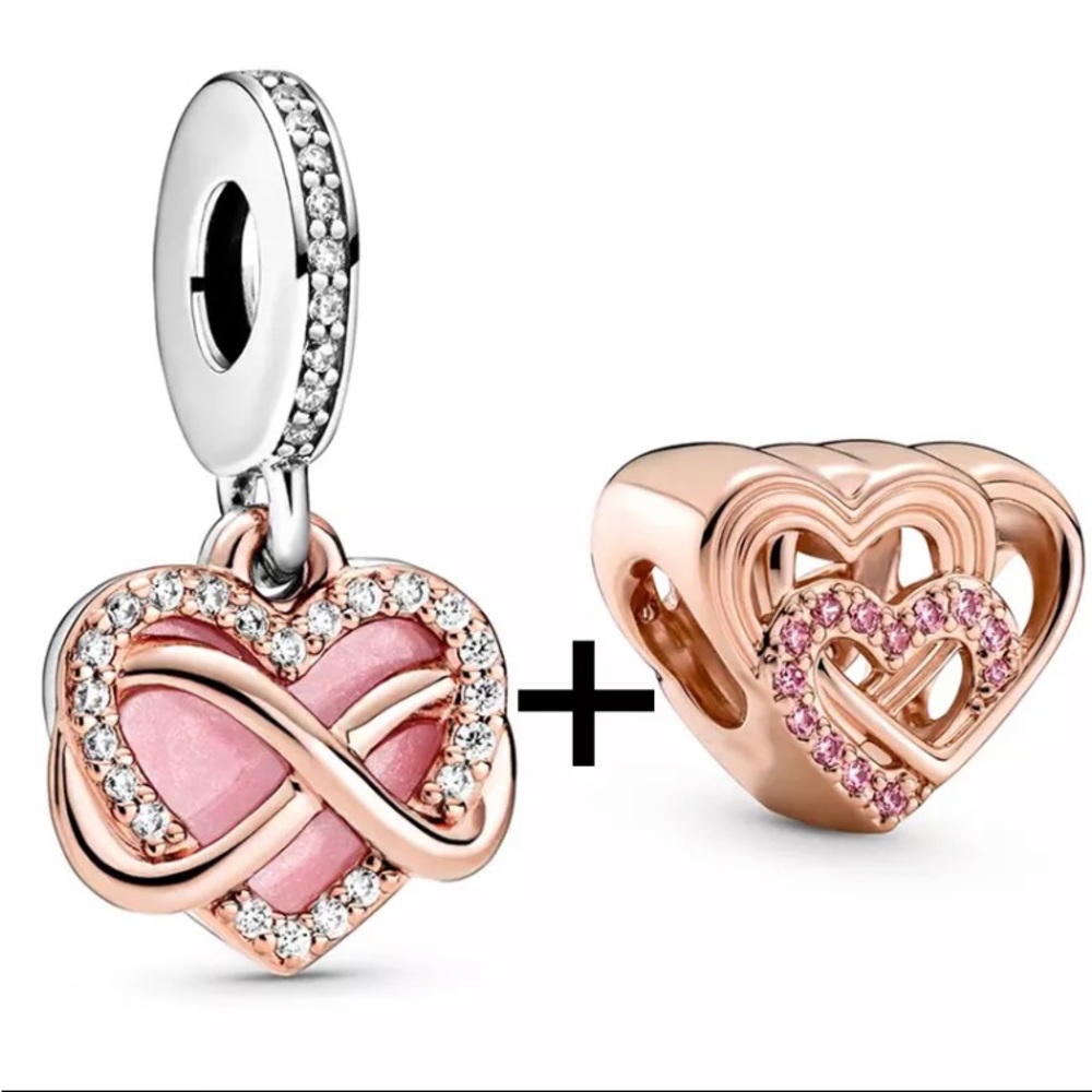 💖ABSOLUTELY BEAUTIFUL AND NEW SET OF SILVER CHARMS💖SPECIAL OFFER BELOW💖